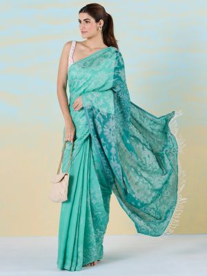 Alluring Saga Saree