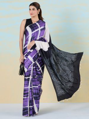 Amethyst Enigma Saree