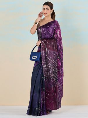 Gilded Twilight Saree