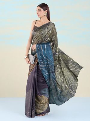 Gilded Twilight Saree