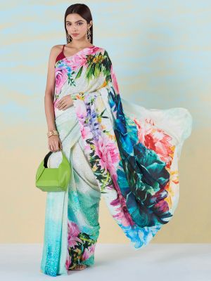 Palette Petals Saree