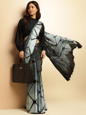 Granite Waves Saree