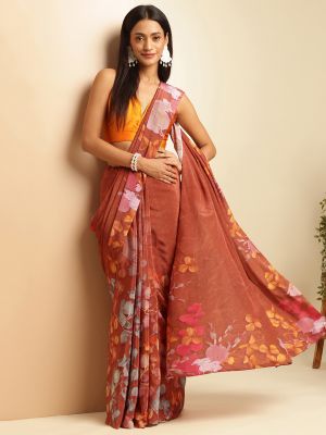 Ruby Garden Saree