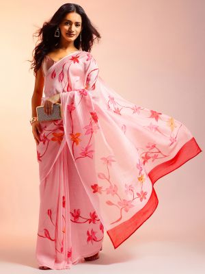 Silken Blossoms Saree