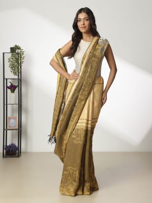 Jacquard Threads Saree