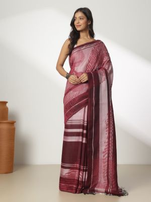 Vintage Wine Saree