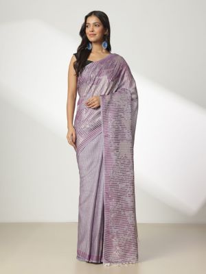 Pastel Pleats Saree