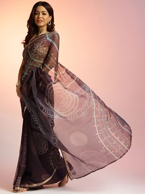 Mystic Mandala Saree