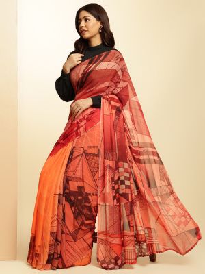 Metropolitan maze Saree