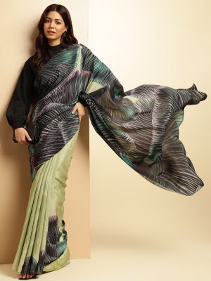 Structured Elegance Saree