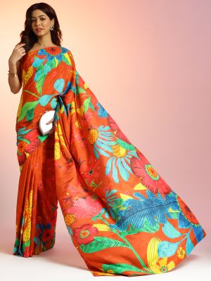Rustic Petals Saree