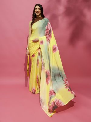 Dancing Florals Saree