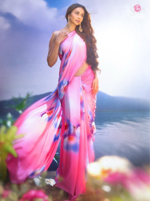 Mulberry Mist Saree