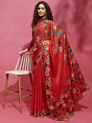 Floral Dotscape Saree