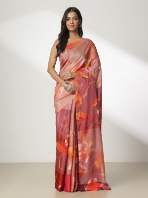 Cinnamon Bouquet Saree