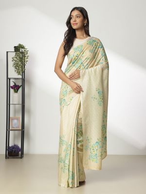 Lush Ivory Saree
