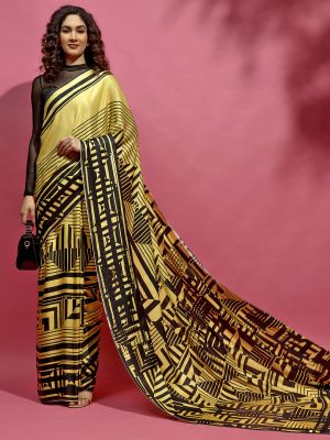 Noir Streaks Saree