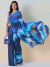 Indigo Swirl Saree