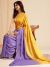 Silken sunset Saree