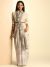 Monochrome mirage Saree