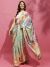 Azure Mosaic Saree