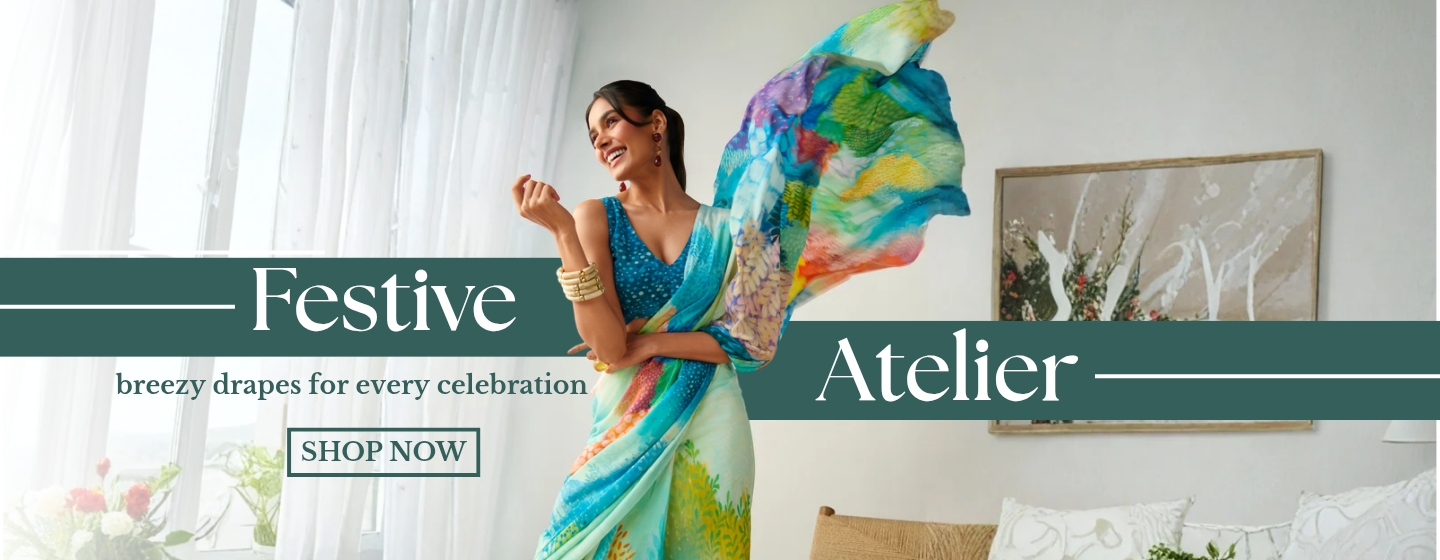 Festive atelier banner